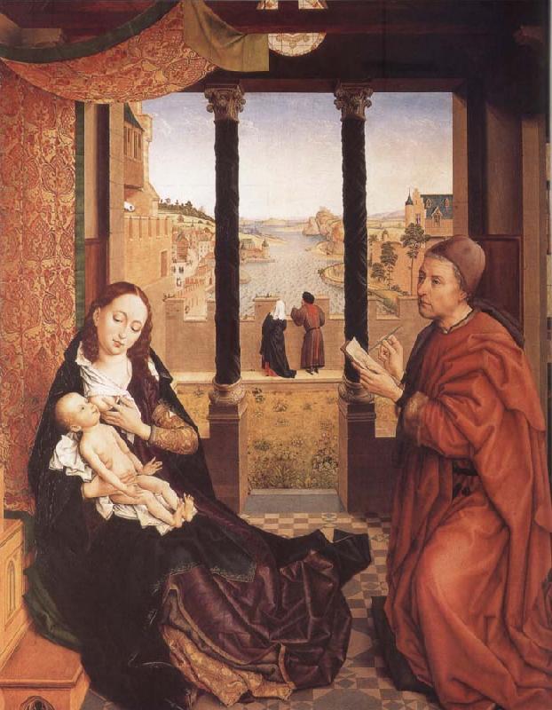 Rogier van der Weyden St Luke Drawing the Virgin